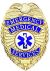 EMERGENCY MEDICAL SERVICES GOLD SHIELD BADGE