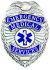 EMERGENCY MEDICAL SERVICES SILVER SHIELD BADGE